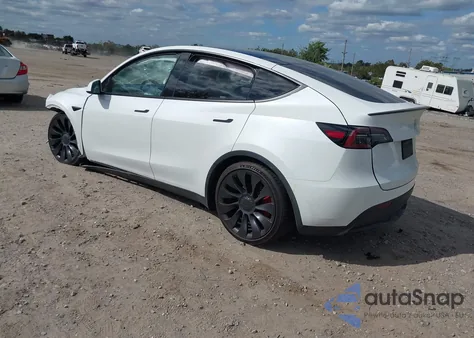 2023 Tesla Model Y Performance Dual Motor All-Wheel Drive from USA, damaged, VIN 7SAYGDEF0PF601457
